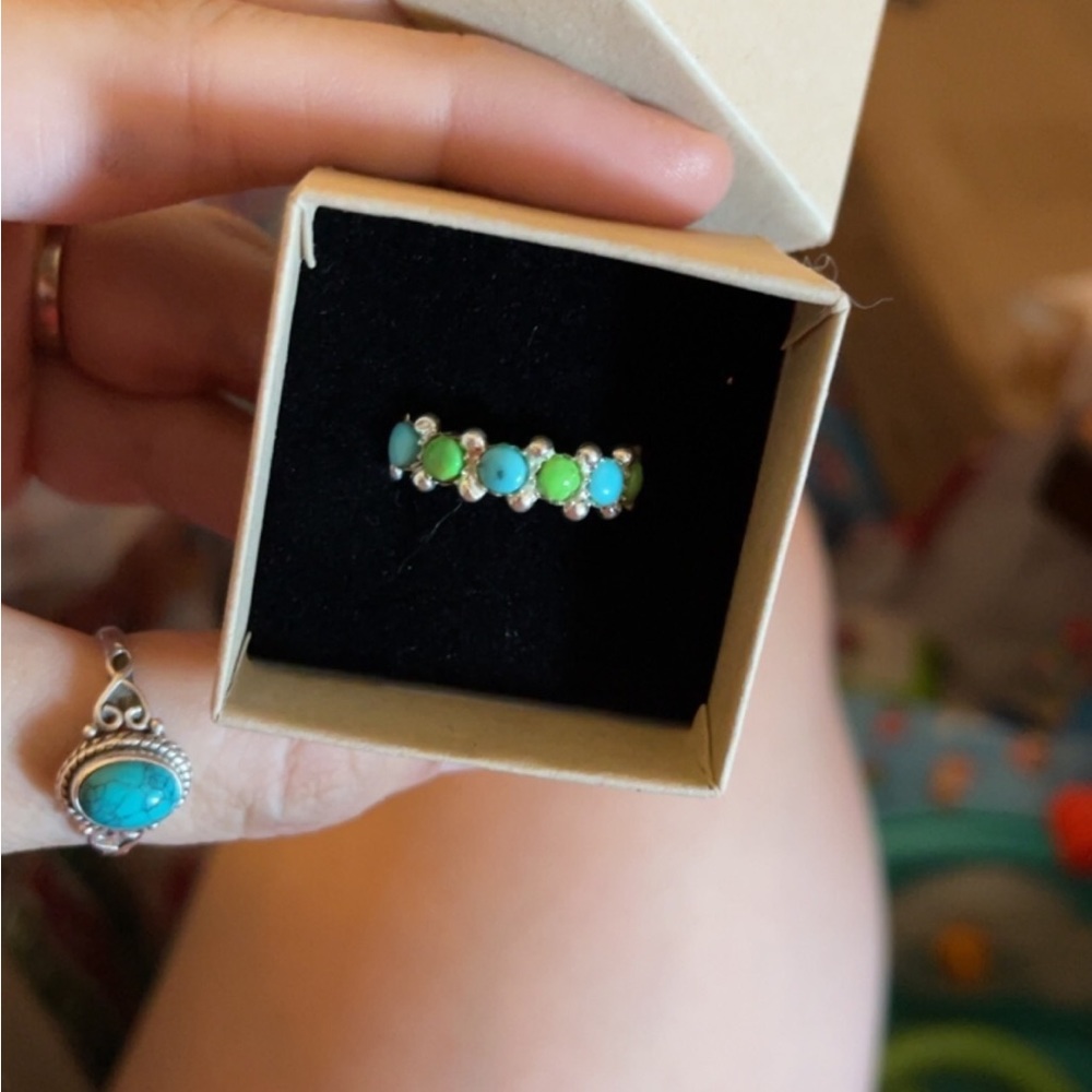 Turquoise (Genuine) ring